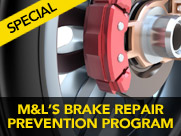 Brake Repair Prevention Program